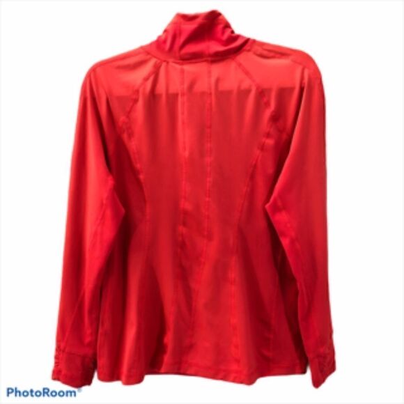 Tangerine Athletic Zip Up Jacket - Picture 5 of 5